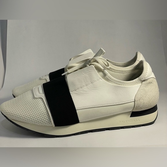 BALENCIAGA - Race Runner Sneakers White - Picture 3 of 7